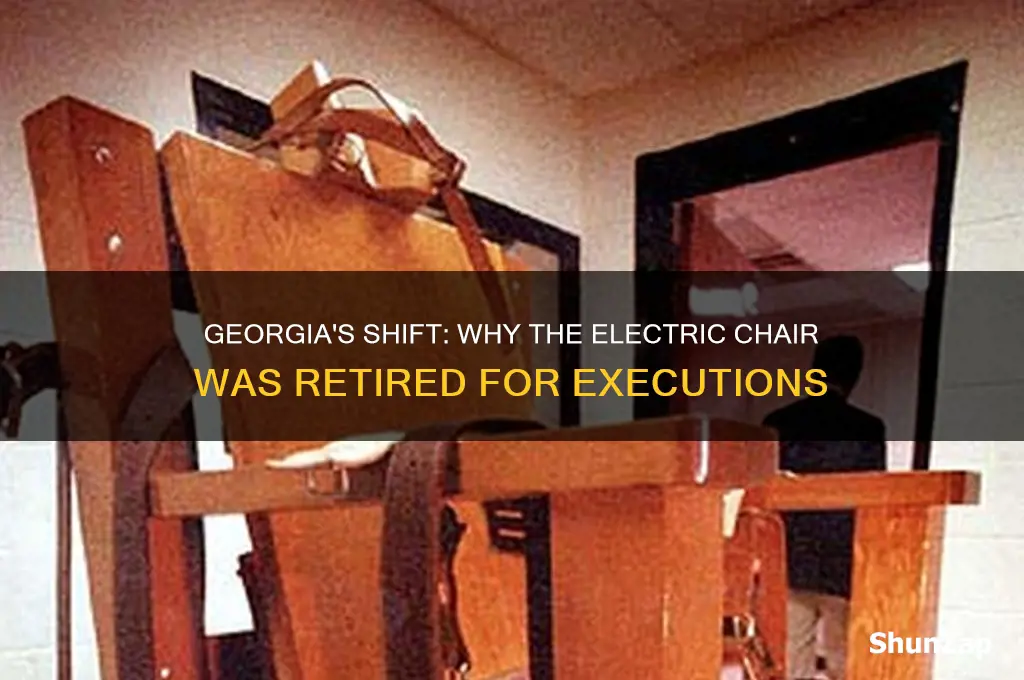 why georgia don use electric chair anymore