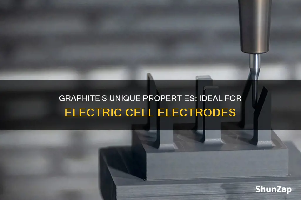 why graphite is used for making electrodes in electric cell