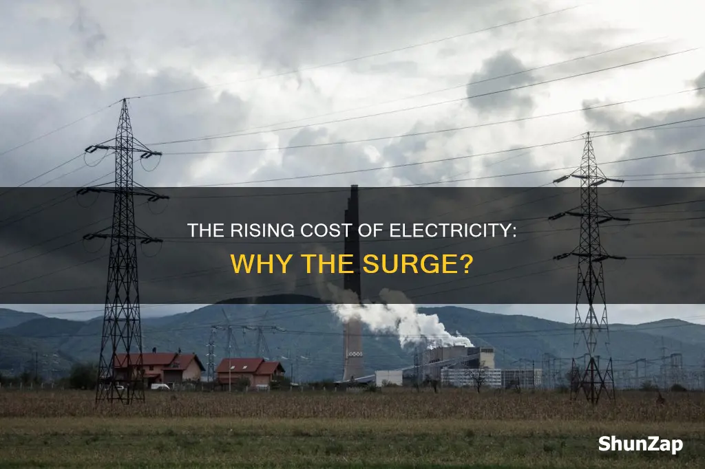 why has cost of electricity gone up