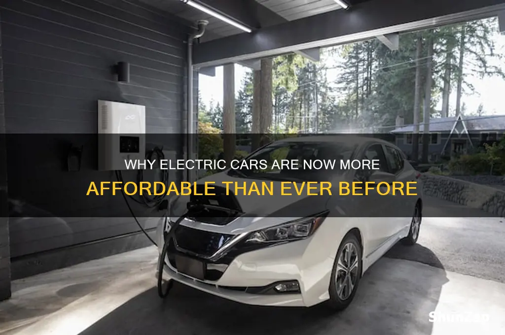 why have electric cars dropped in price
