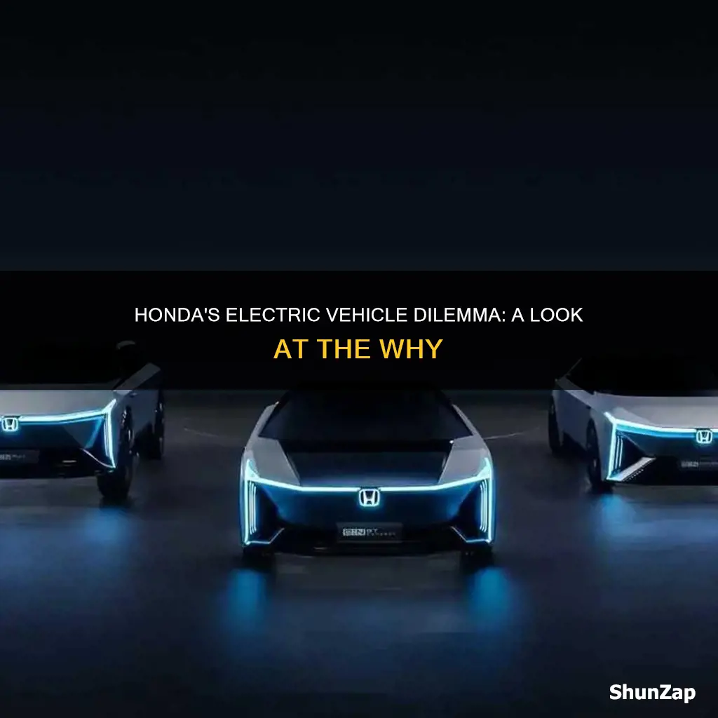 why honda does not sell their electric vehicles