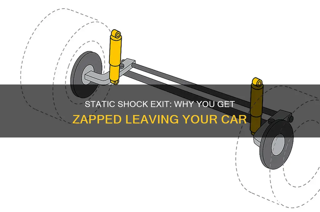why i get electric shock when getting out the car