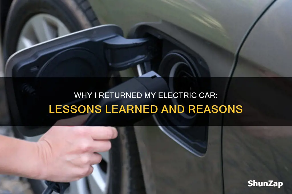 why i handed back my electric car