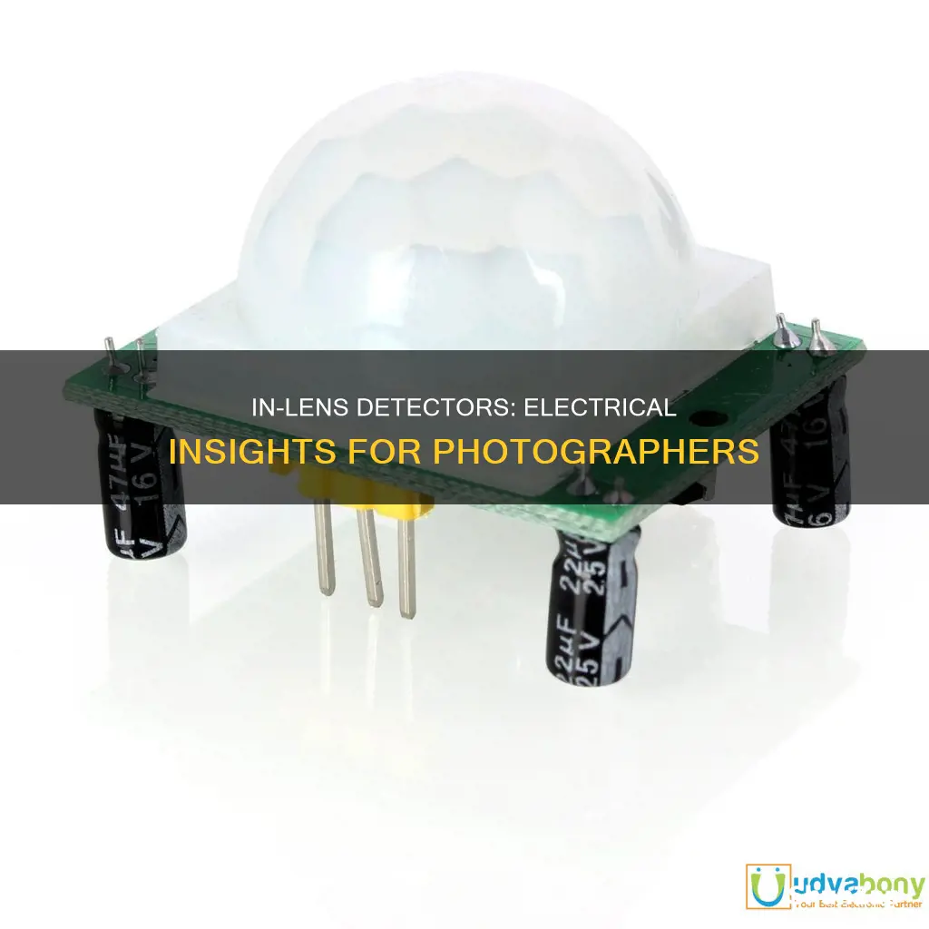 why inlens detector give us electrical information