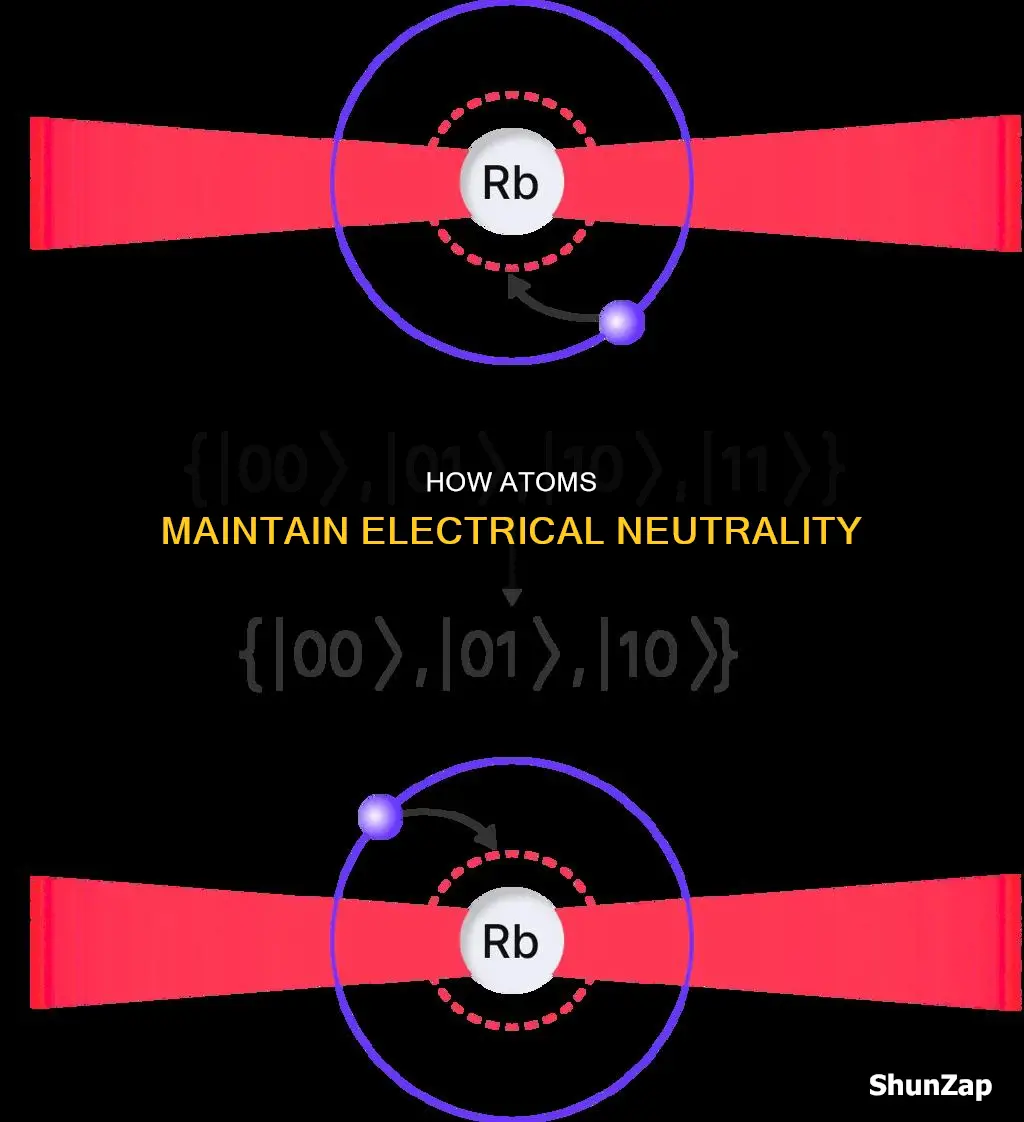 why is an excited atok electrically neutral