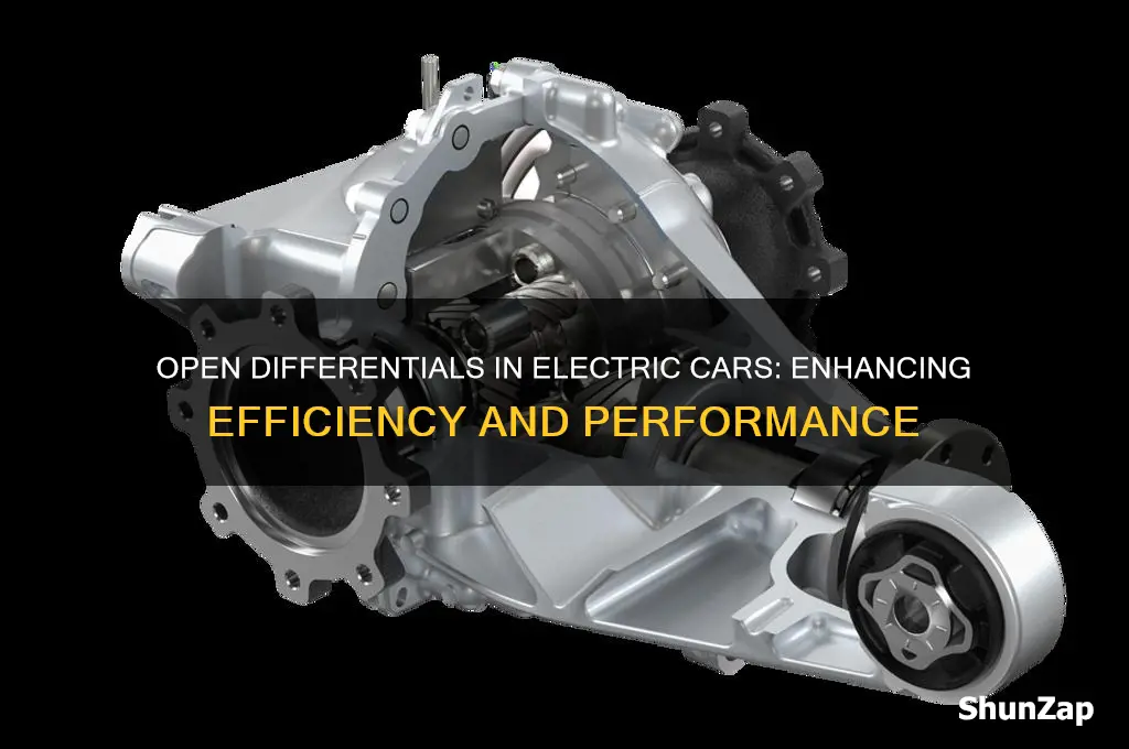 why is an open differential used in an electric car