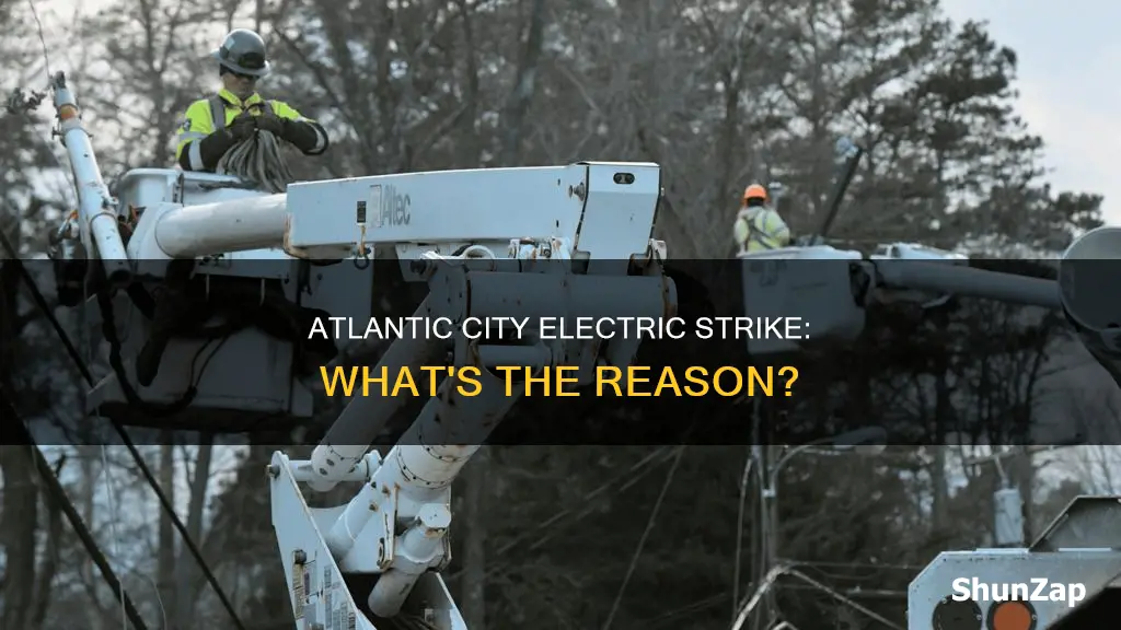 why is atlantic city electric on strike