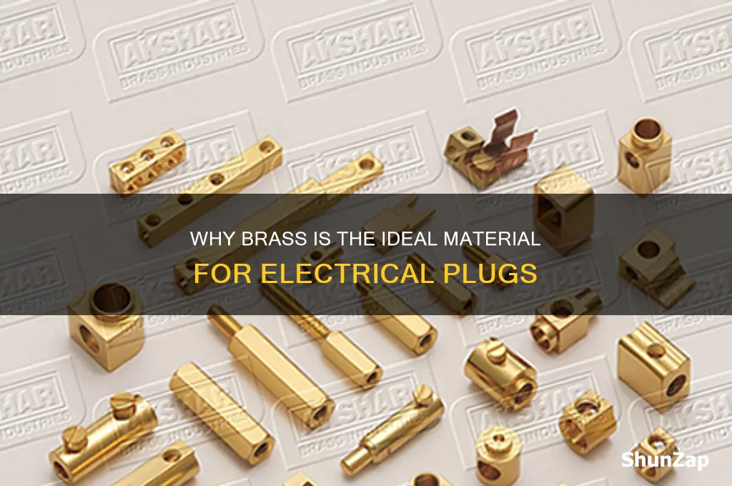 why is brass used for electrical plugs