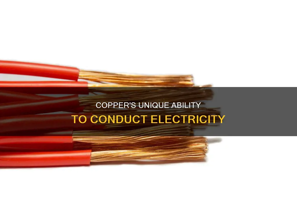 why is copper a conductor of electricity