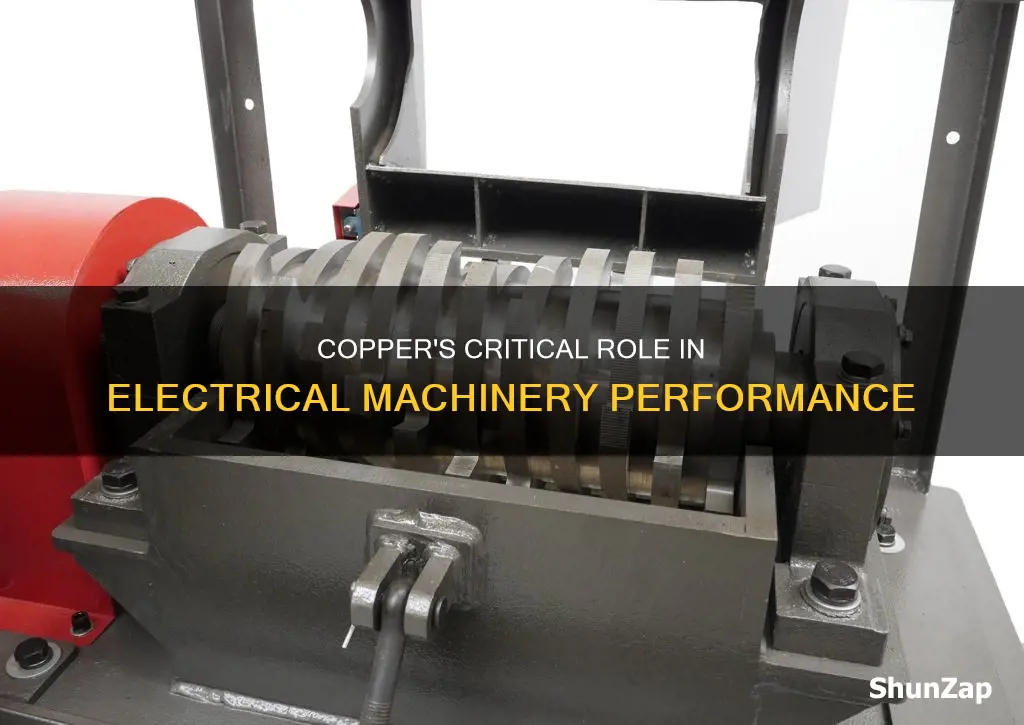 why is copper important for electrical machinery