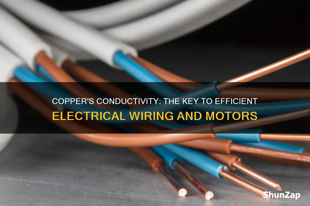 why is copper used in electrical wiring and electrical motors
