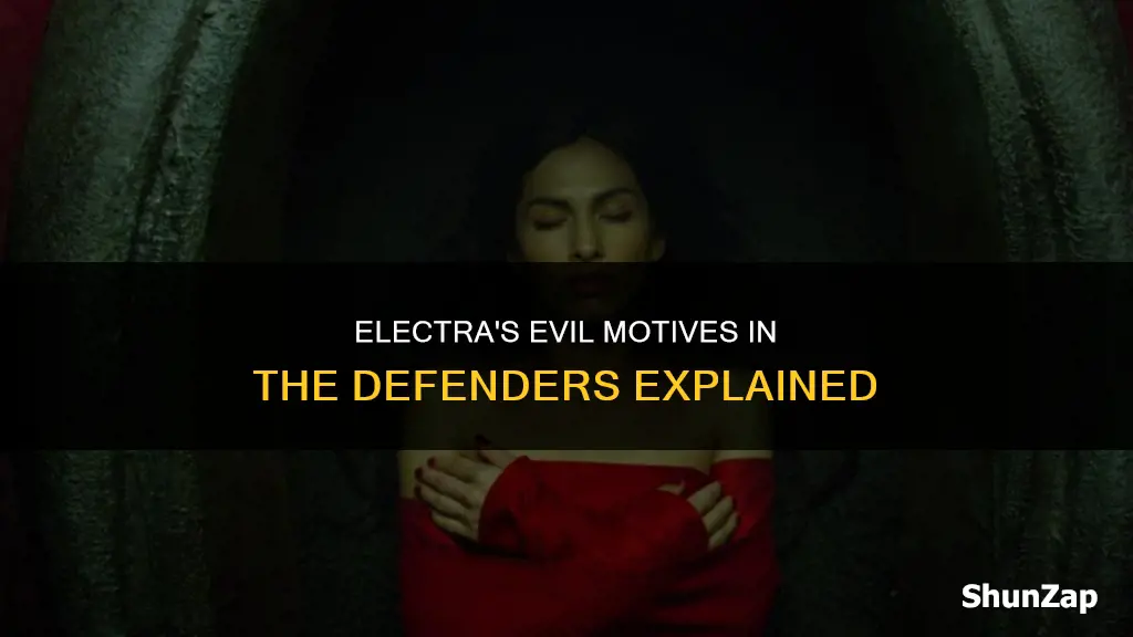 why is electra evil in the defenders