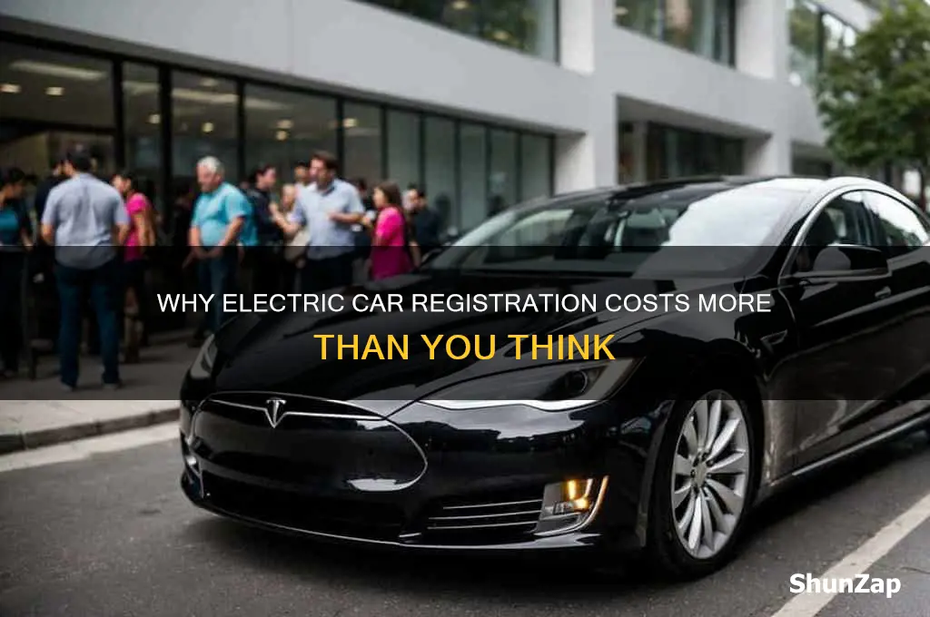 why is electric car registration so expensive