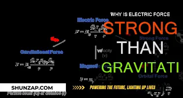 Electric Force: Overpowering Gravity's Pull