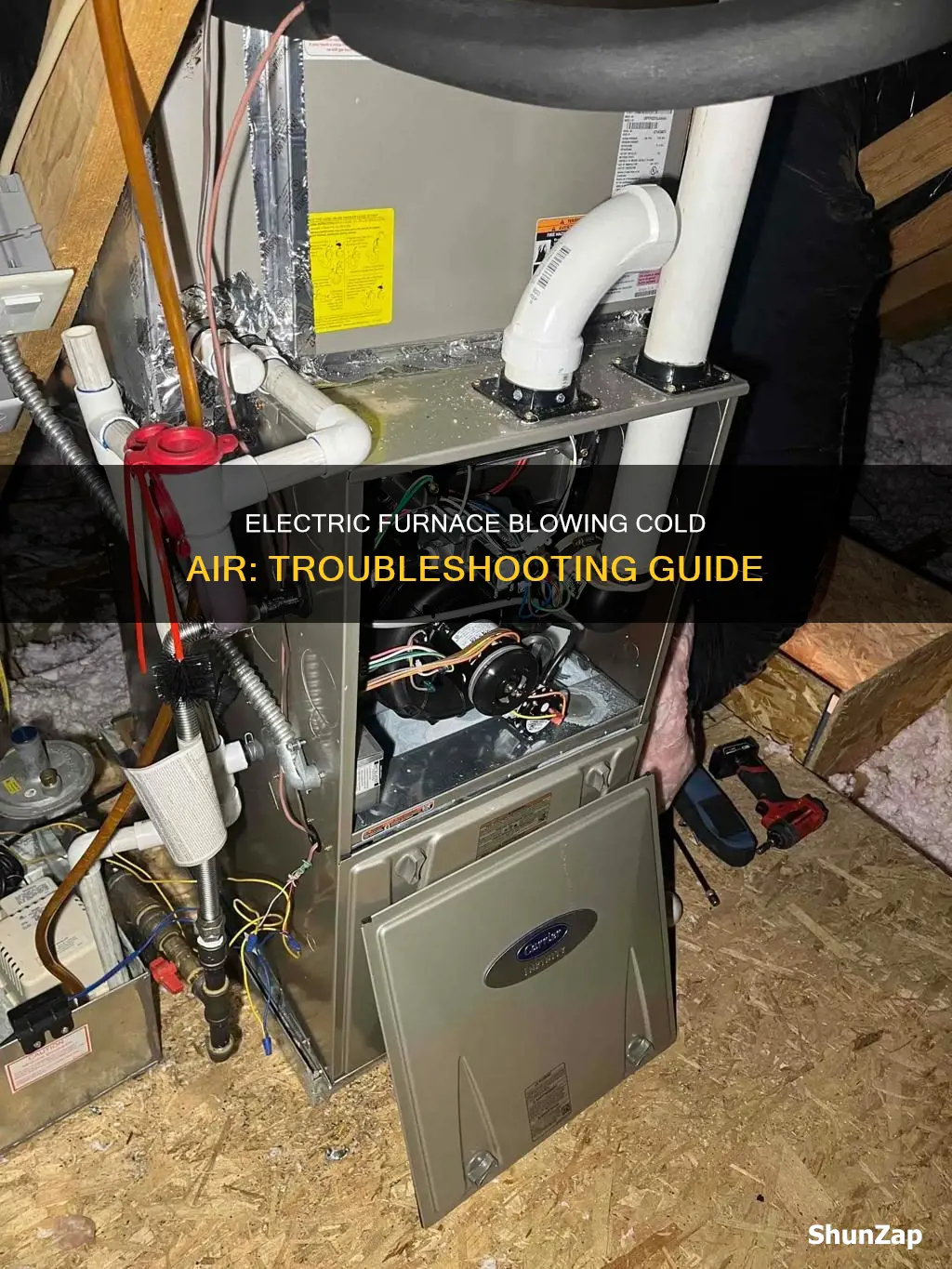 why is electric furnace blowing cold air