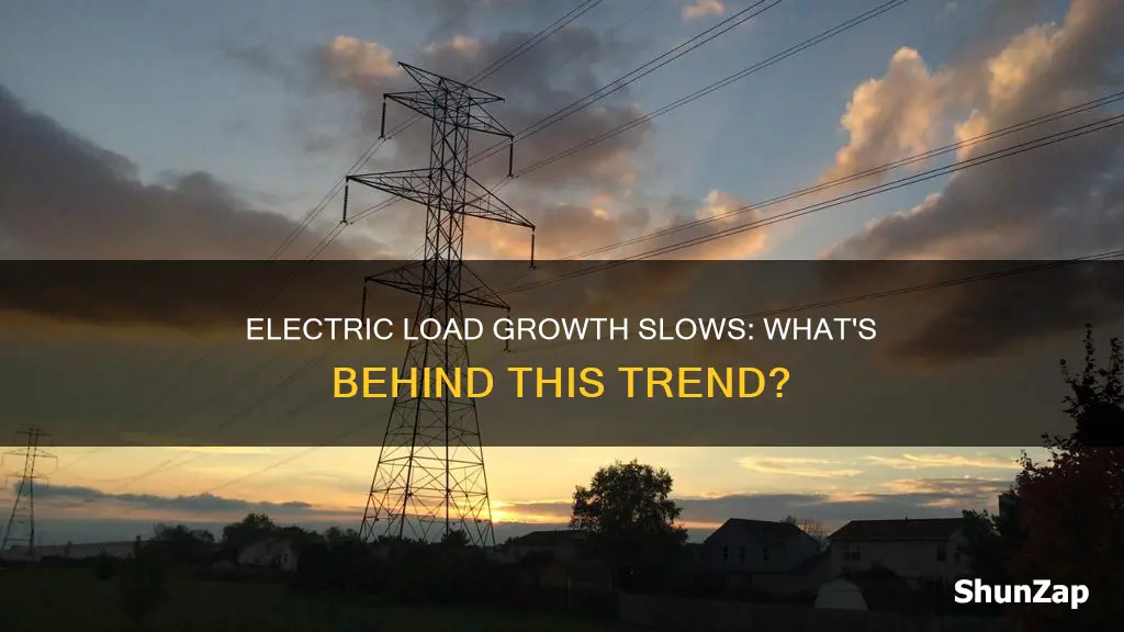 why is electric load growth so slow