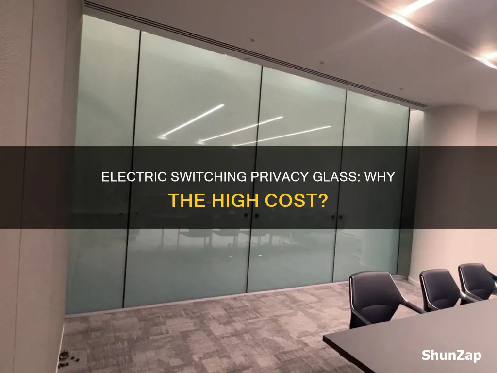 why is electric switching privacy glass expensive