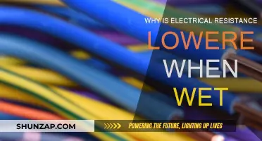 Wet Surfaces: Electrical Resistance Drops