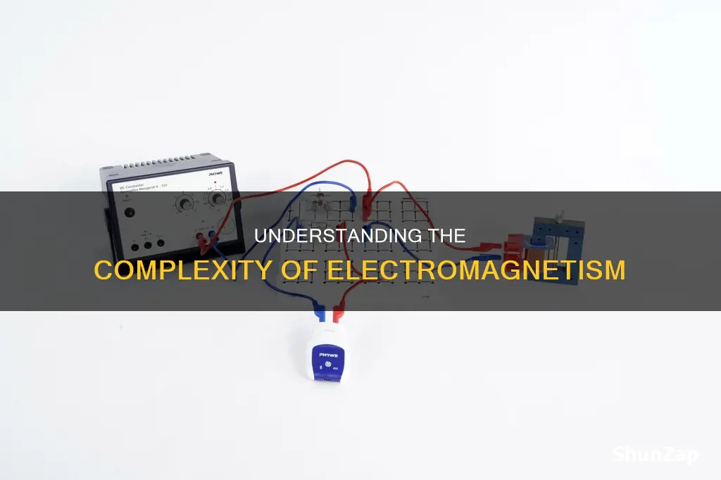 why is electricity and magnetism so hard