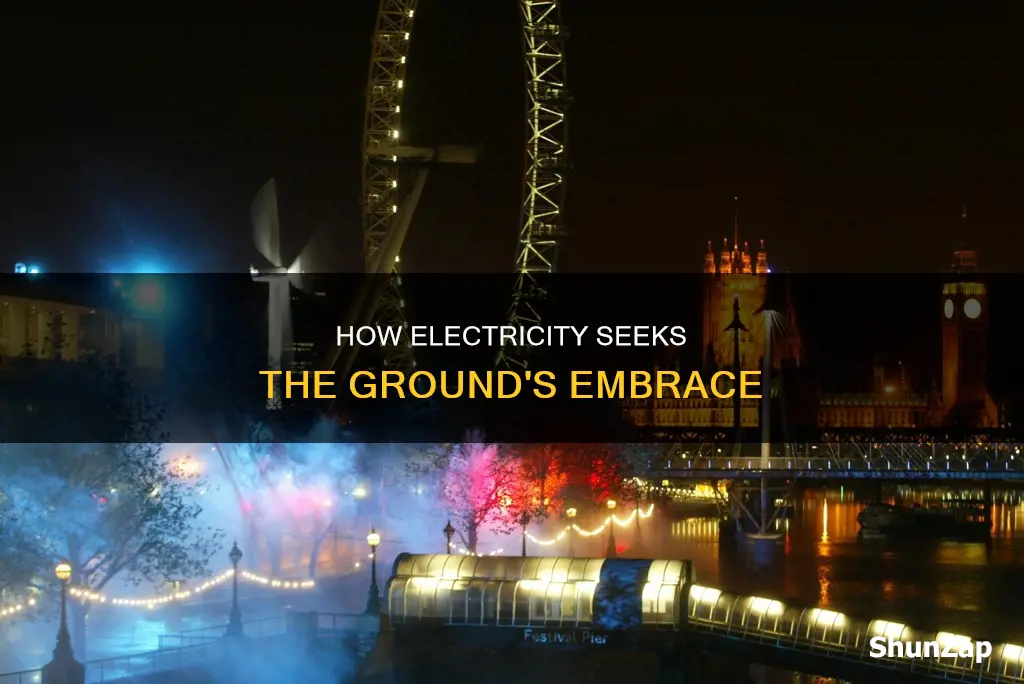 why is electricity attracted to the ground