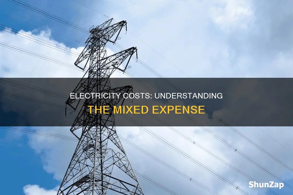 why is electricity cost a mixed cost