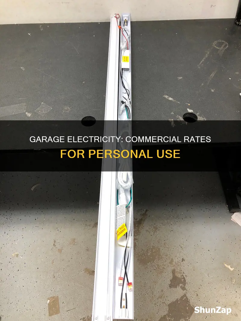 why is electricity to garage considered commercial