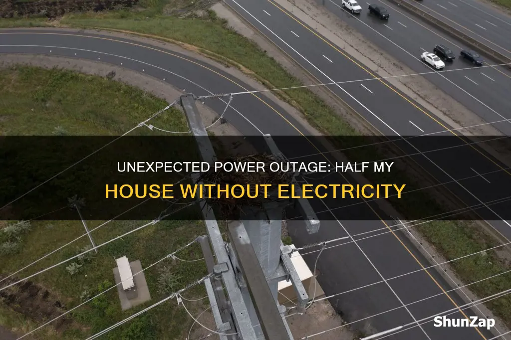why is half my house without electricity
