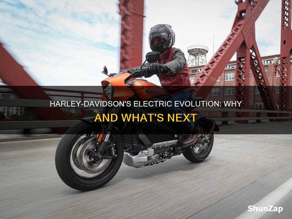 why is harley davidson going into electric