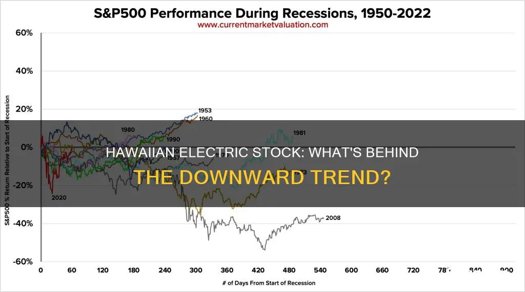 why is hawaiian electric stock going down