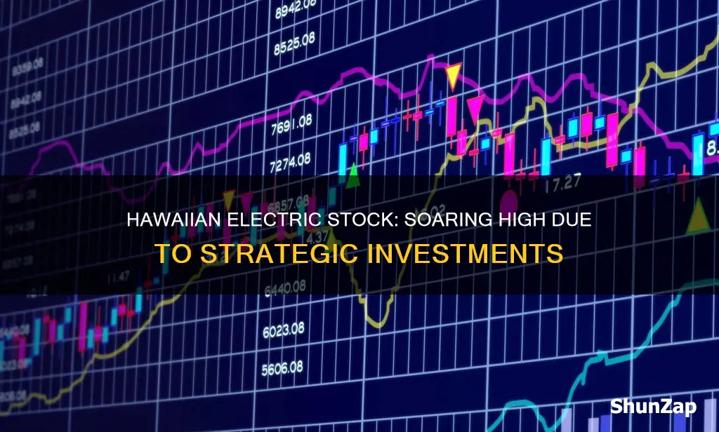 why is hawaiian electric stock going up