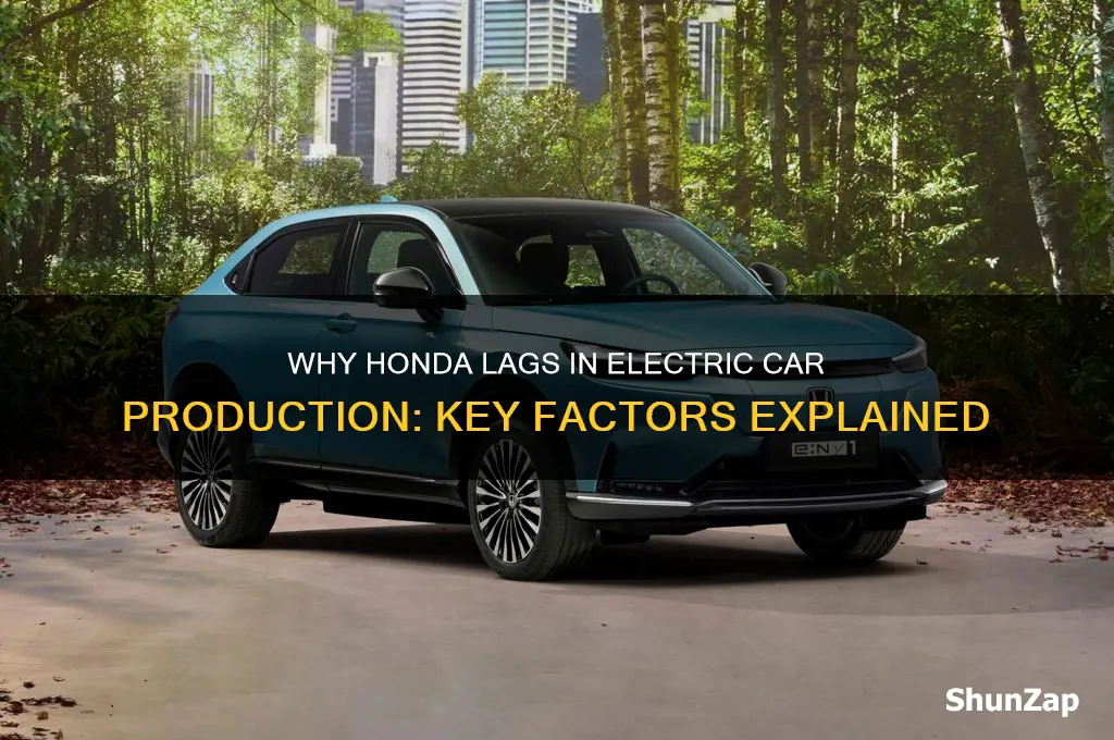 why is honda not making electric cars