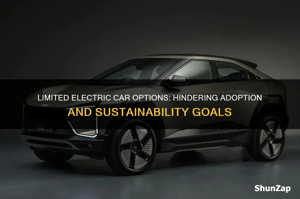 why is it bad that electric cars have limited selection