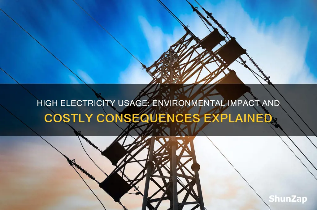 why is it bad to use a lot of electricity