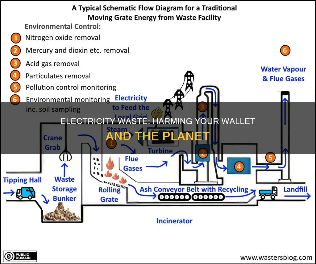 why is it bad to waste electricity