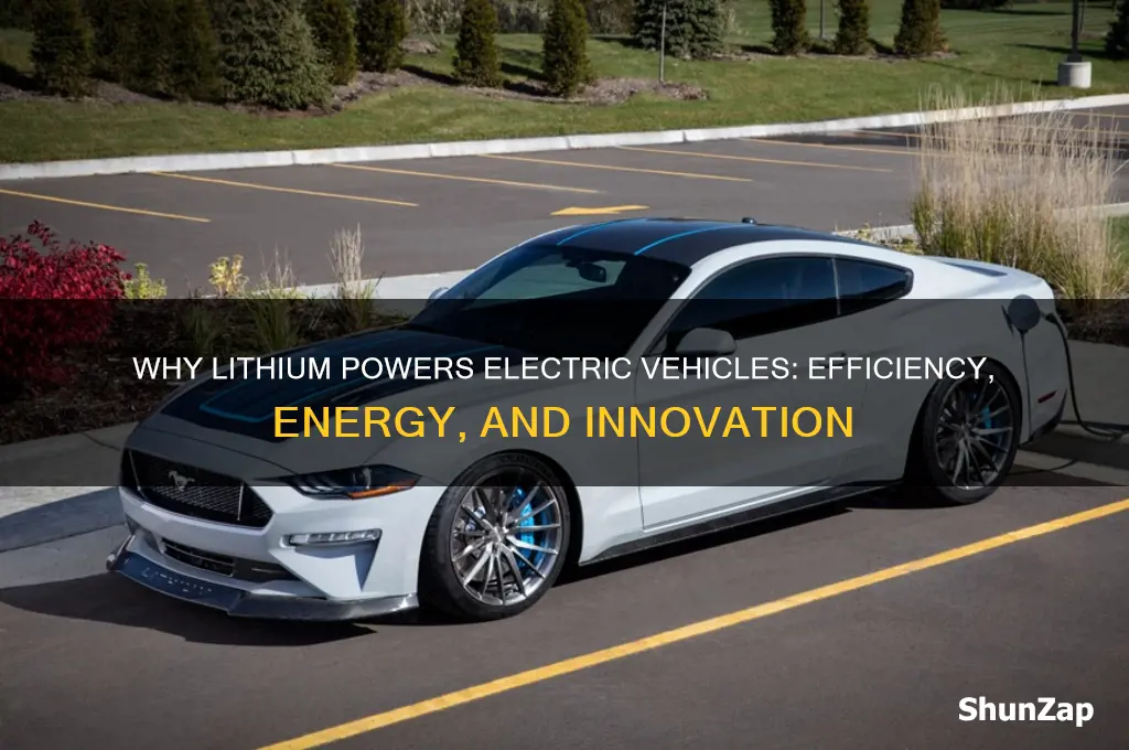why is lithium used in electric cars