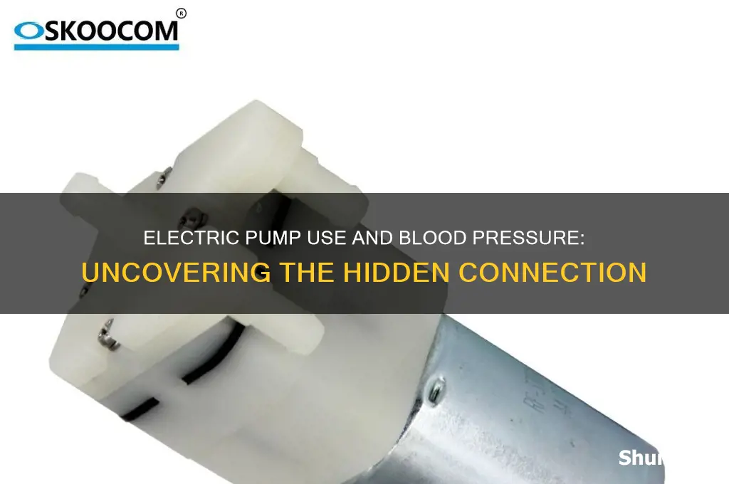 why is my blood pressure higher using electric pump