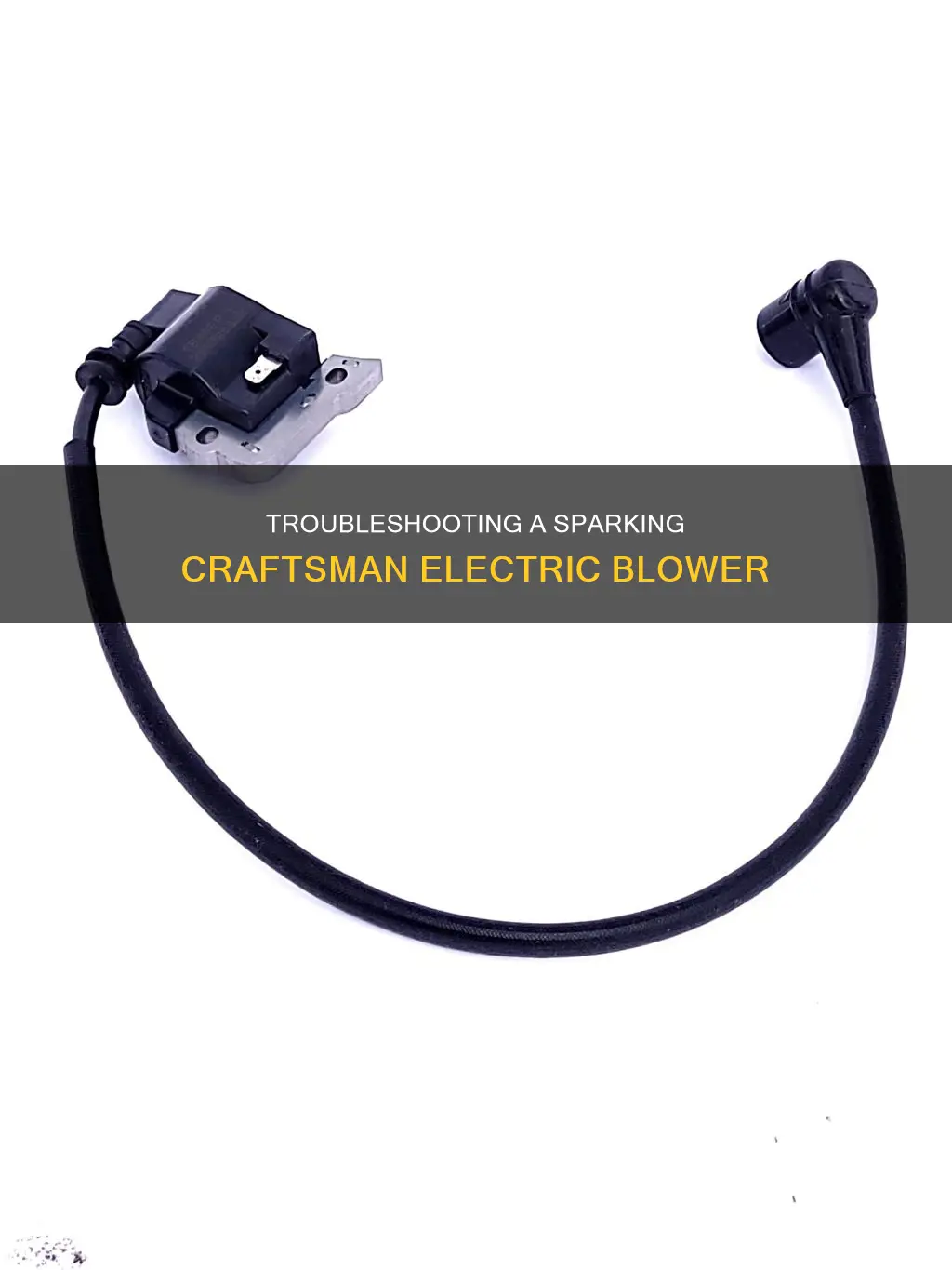 why is my craftsman electric blower sparking
