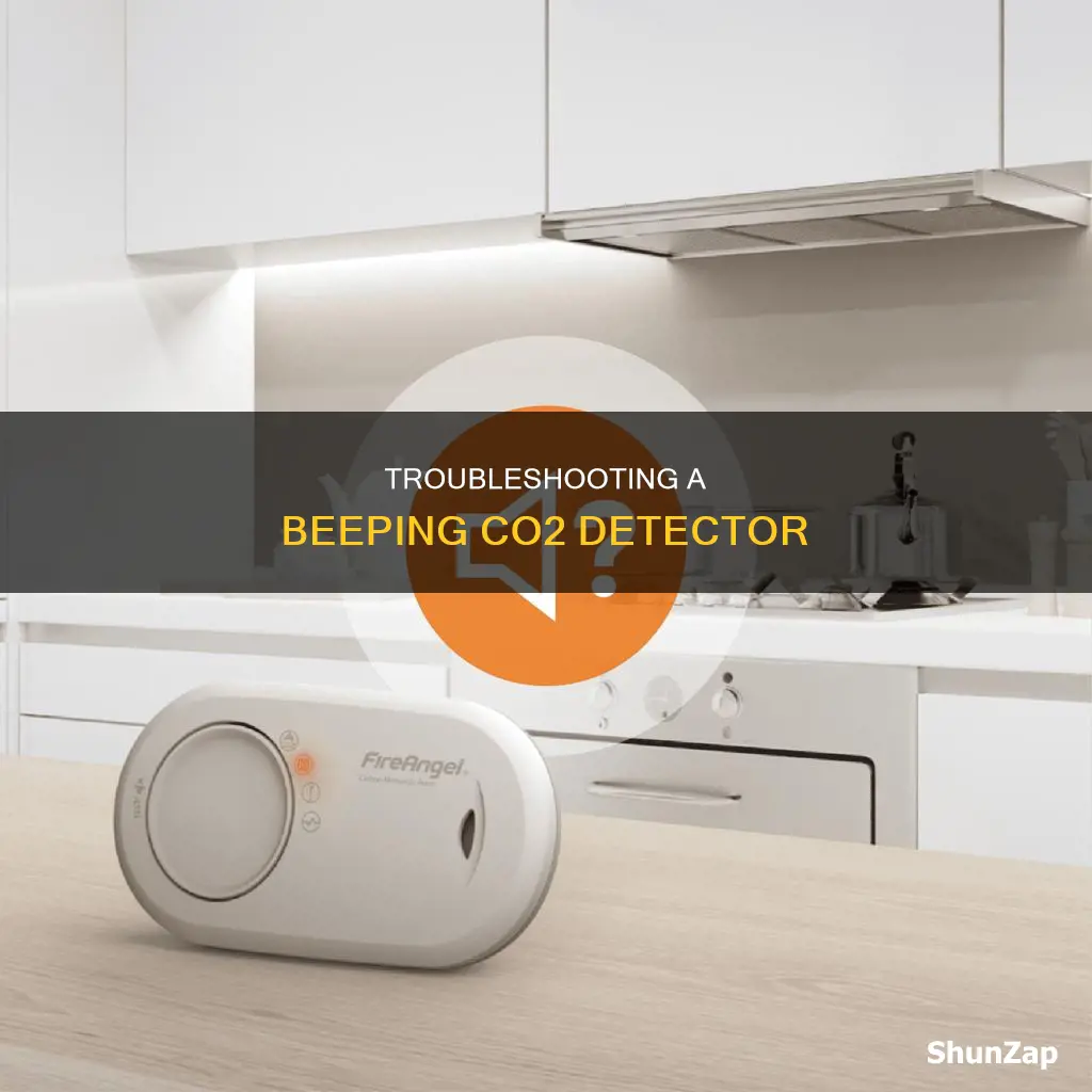 why is my electric co2 detector beeping