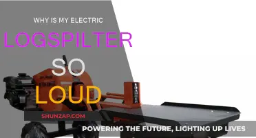 Electric Log Splitters: Why So Noisy?