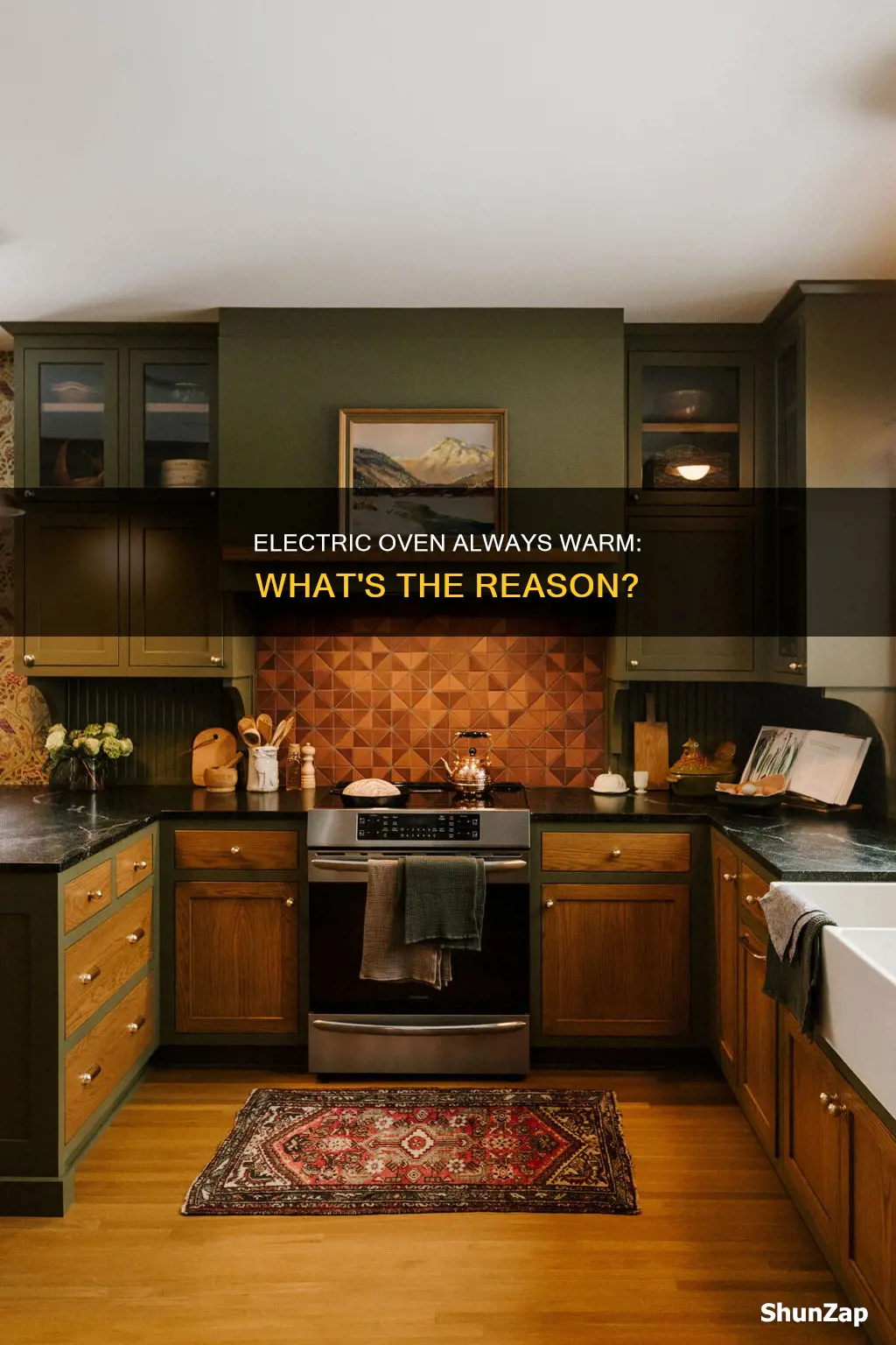 why is my electric oven always warm