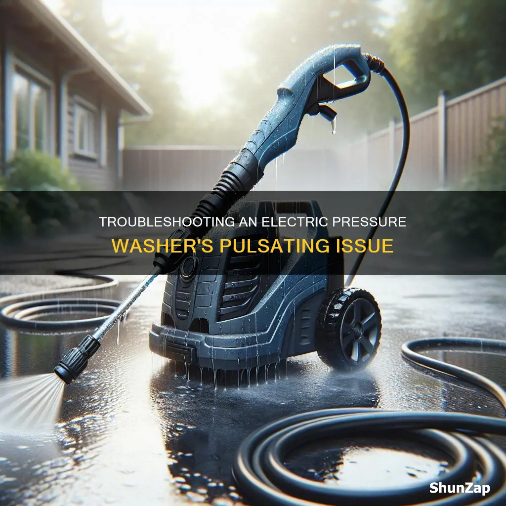 why is my electric pressure washer pulsating