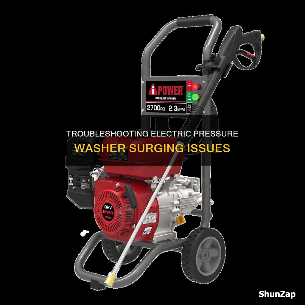 why is my electric pressure washer surging