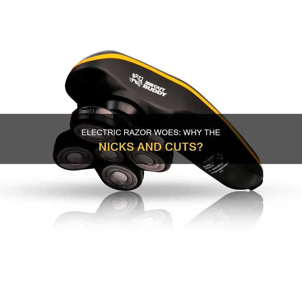 why is my electric razor cutting me