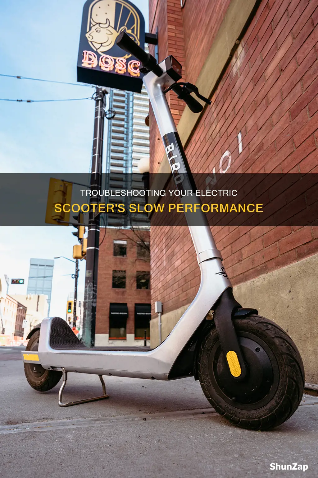 why is my electric scooter going slow