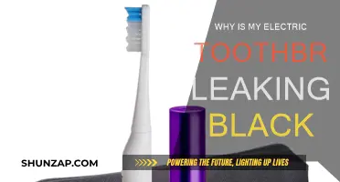 Electric Toothbrush Leaks Black: What's the Problem?