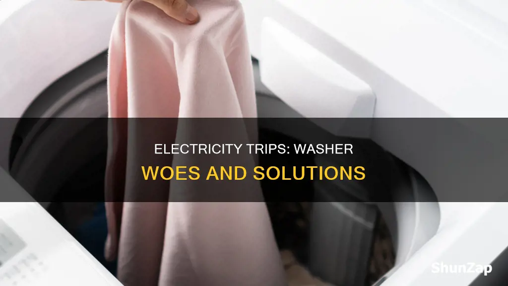 why is my washer tripping my electric