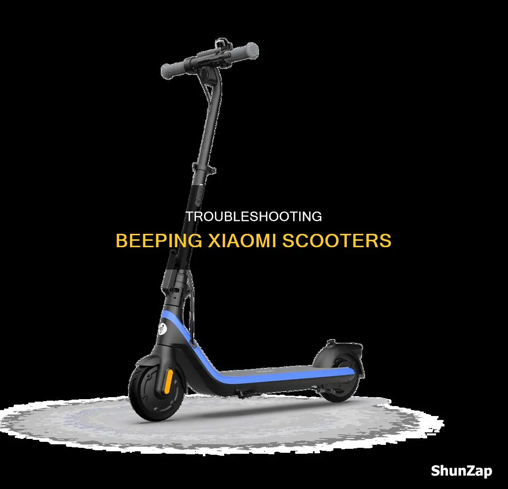 why is my xiaomi electric scooter beeping