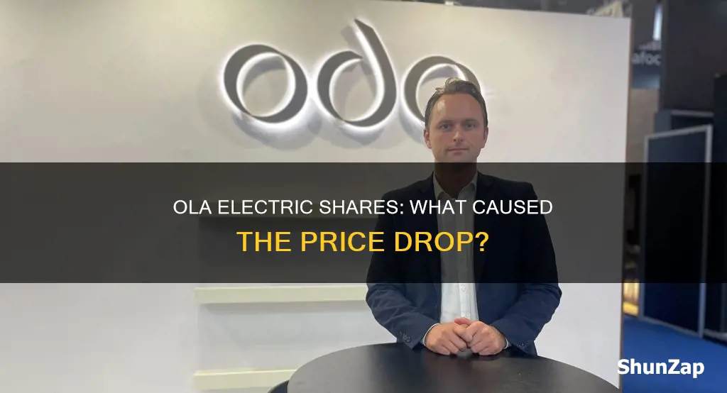 why is ola electric share price falling
