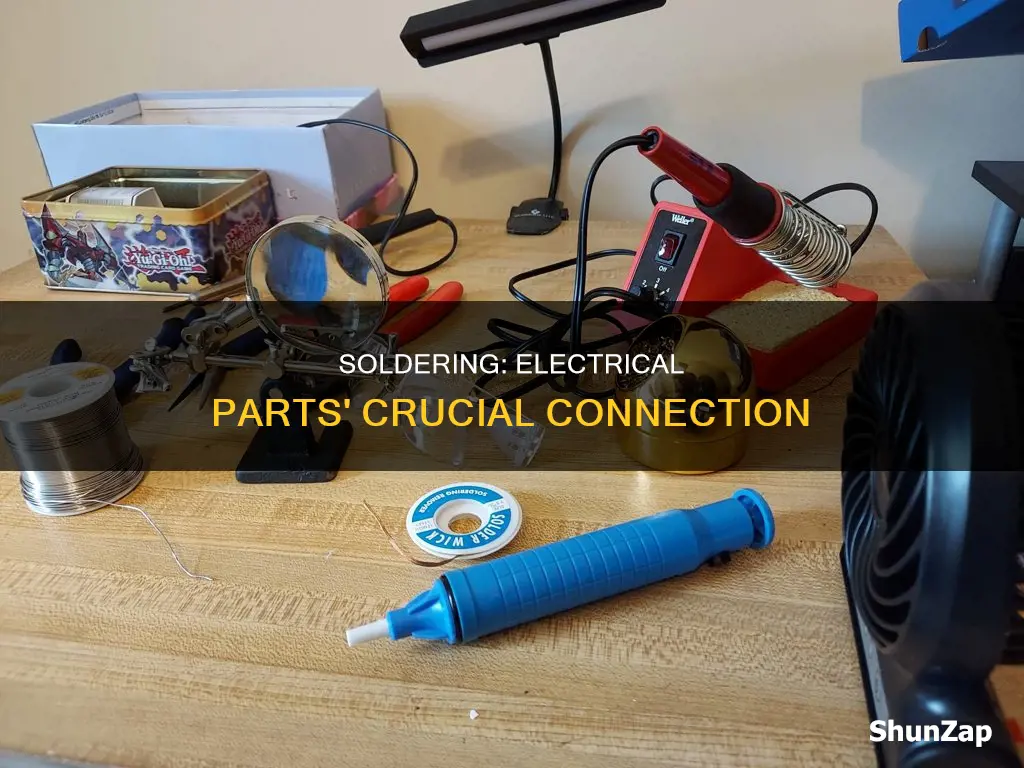 why is soldering important for electrical parts