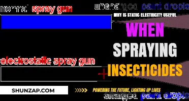 Static Electricity Enhances Insecticide Spraying Efficiency and Coverage